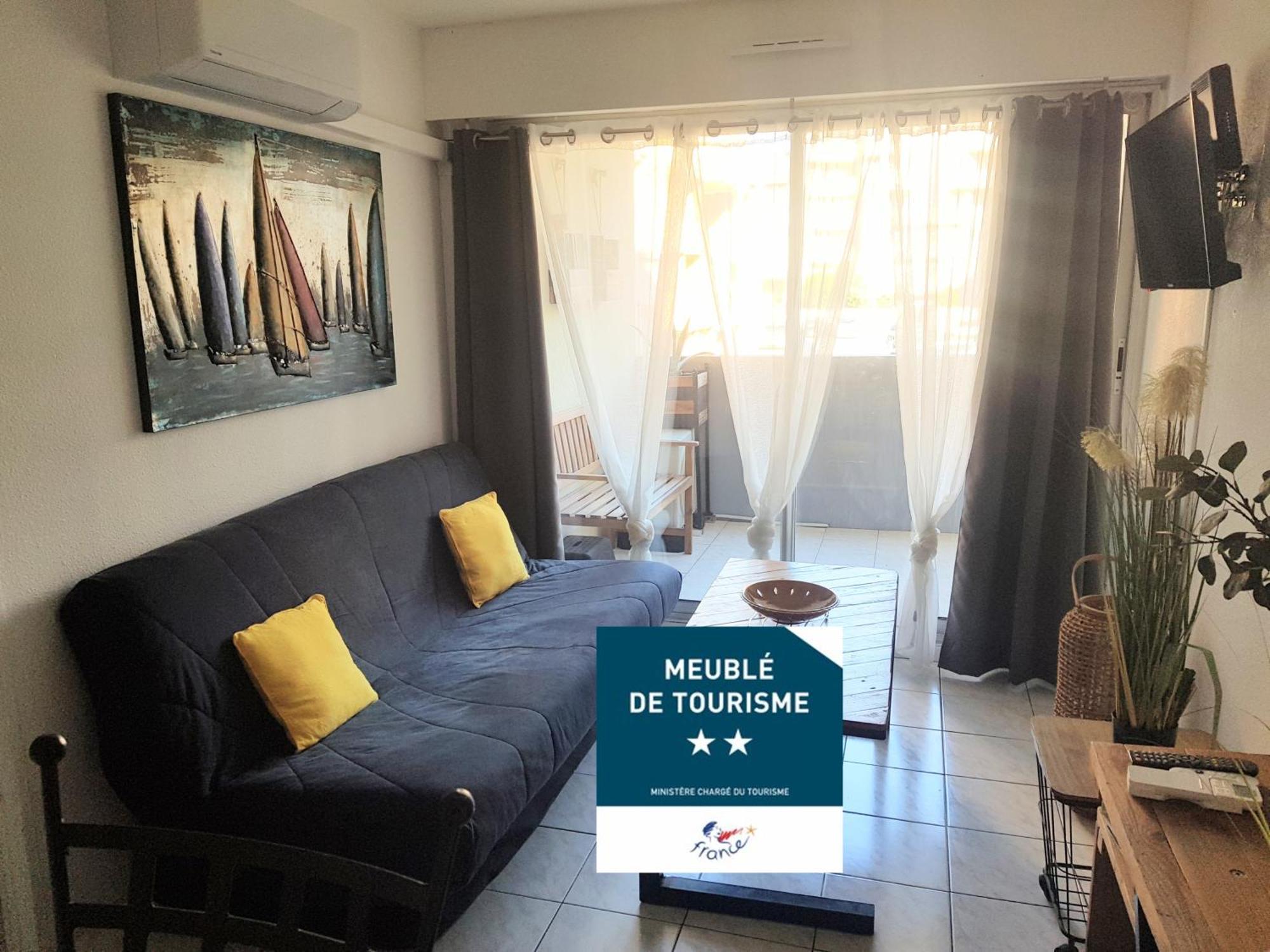 Le Venizio - Classe 2 Etoiles - T2 Climatise, Avec Terrasse, Parking, Pret De Velos, 10 Minutes A Pied Gare Et Centre Ville 塞特港 外观 照片